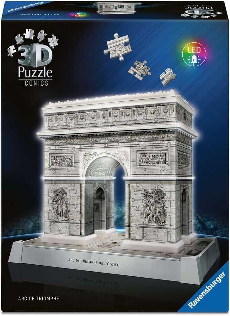 Ravensburger 3D Puzzle sa LED svetlom Trijumfalna kapija u Parizu