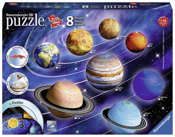 Planetarni sistem za sastavljanje - Puzzle Ravensburger 11668