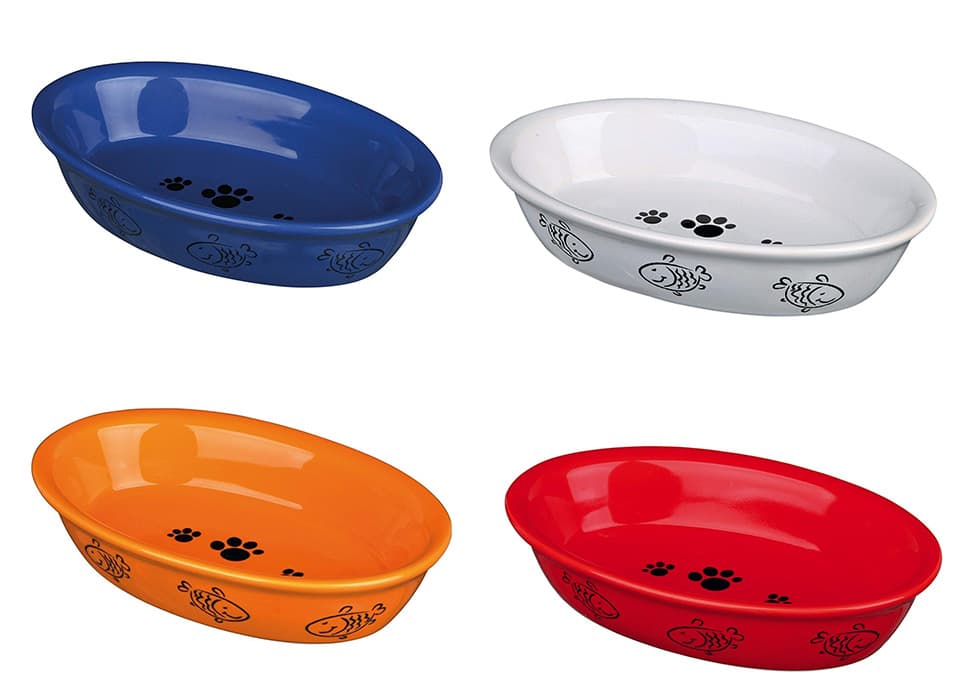 TRIXIE Činija za mačke - od keramike - ovalna 0.2l