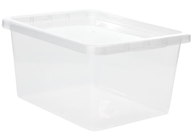 Kutija za odlaganje Sa poklopcem Bela 18 litara