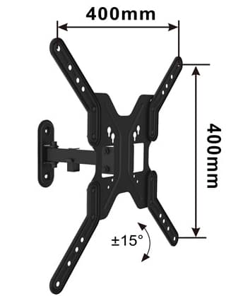 Alpha Short Arm Zidni nosač za televizor 17-55 inča 024332
