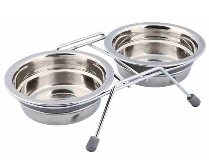 Posude 13cm na stalku za hranjenje pasa Trixie 25231