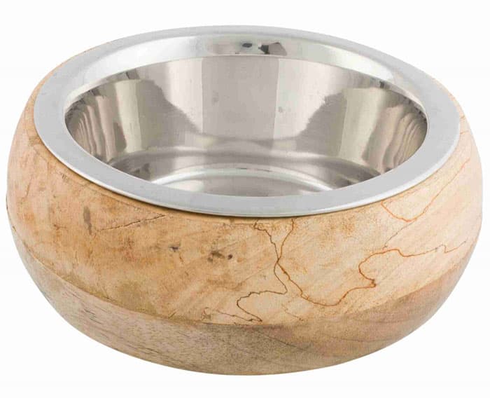 Inox činija 1.4l sa drvenom oblogom - za pse Trixie 24827