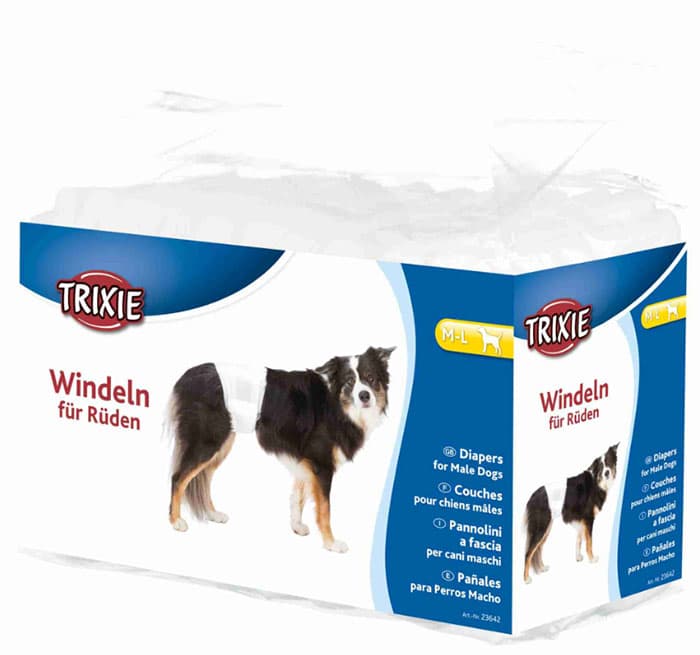 Pelene za muške pse - veličina M-L - 12 komada Trixie 23642