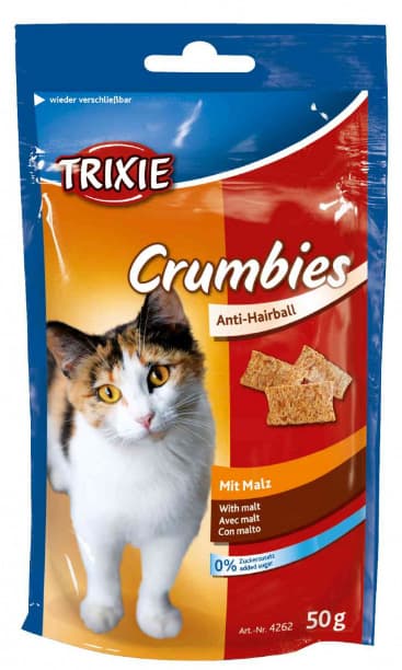 TRIXIE Hrana za mačke CRUMBIES sa sladom 50gr