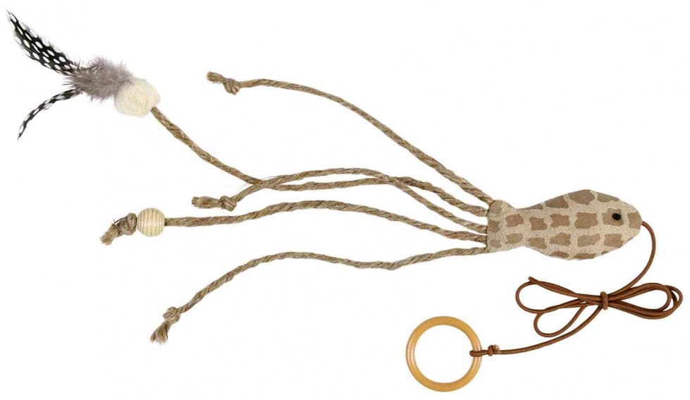 TRIXIE Igračka za mačke RIBA na elastičnoj traci