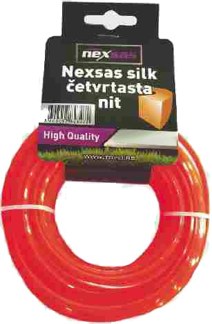 Nexsas Silk za trimer Četvrtasta nit 2mm 60m