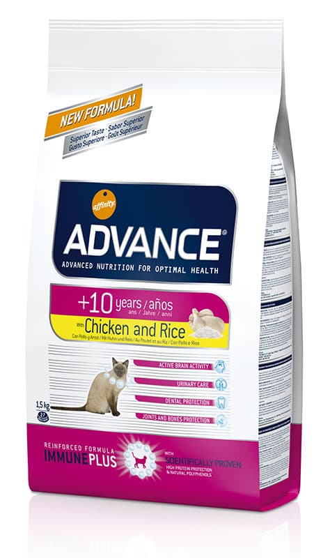 Advance Senior Cat Hrana za mačke - piletina i pirinač 0.4kg