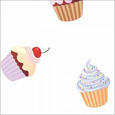 Mušema za kuhinjski sto - Cupcakes 160 x 140cm