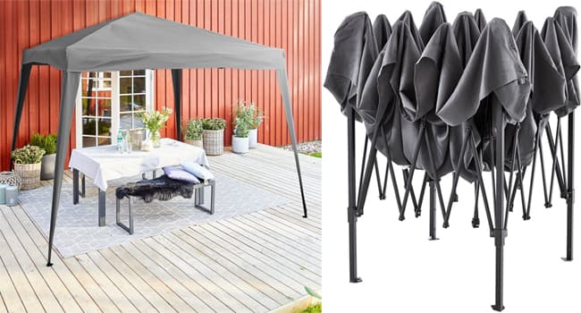 Paviljon sa sklopivom konstrukcijom PontoVerde 2.7x2.7m