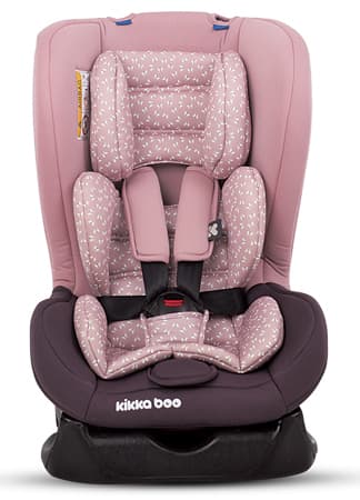 KIKKA BOO Autosedište VINTAGE 0-18kg Butterfly Dark Pink
