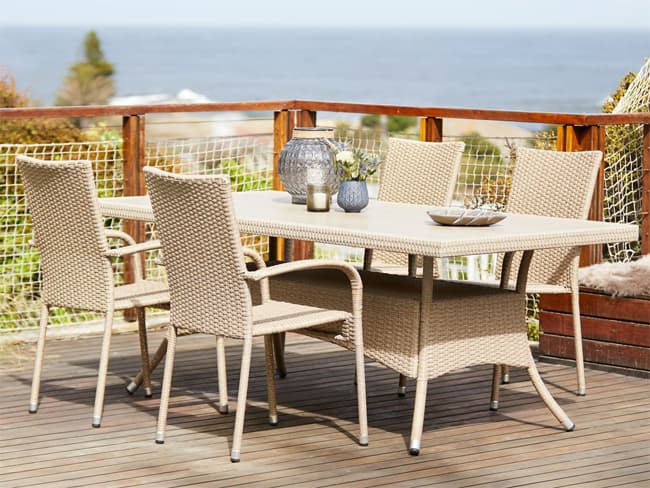 Baštenska garnitura Stella Sto i četiri stolice