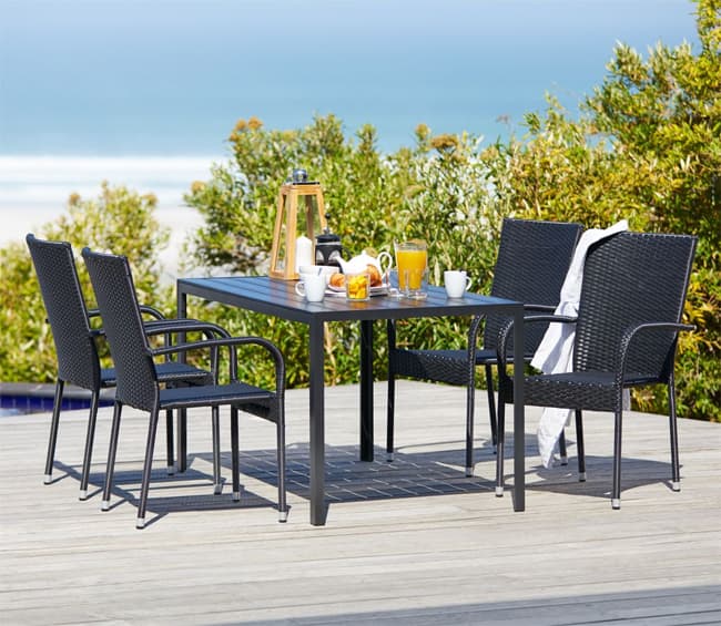 Baštenska garnitura Yergo Sto i četiri stolice