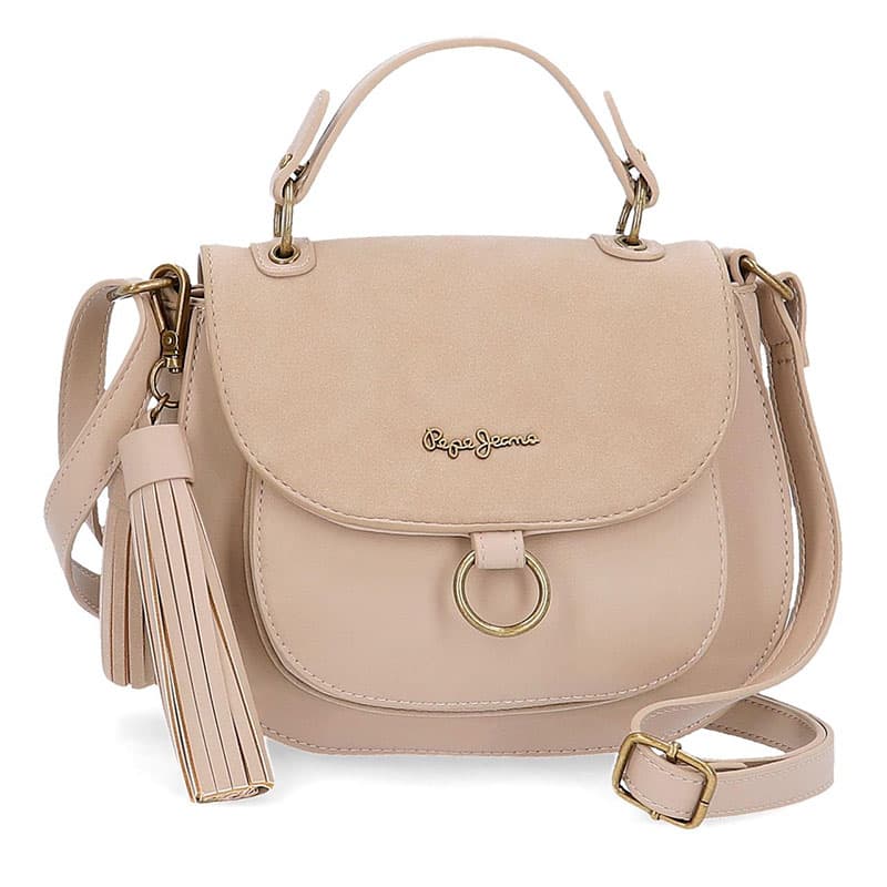 Pepe Jeans Ženska tašnica sa poklopcem Bitmat Beige 75255