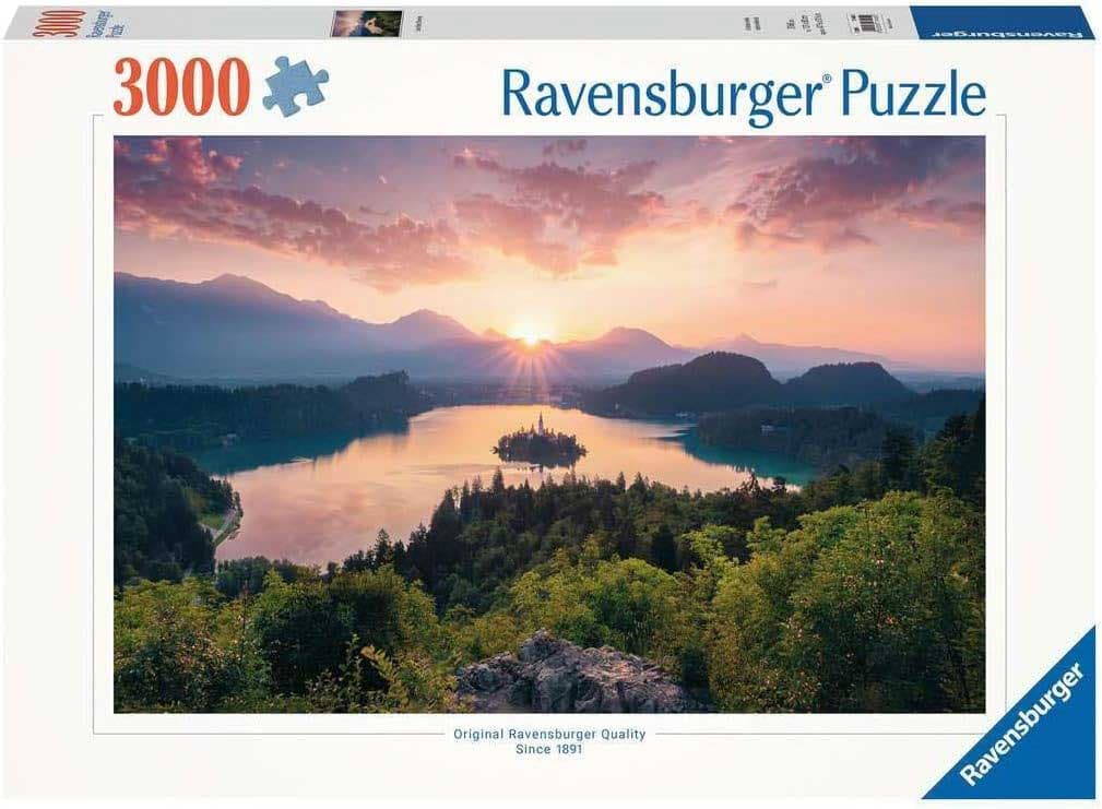 Puzzle slagalica 3000 delova Jezero Bled Slovenija Ravensburger 17445