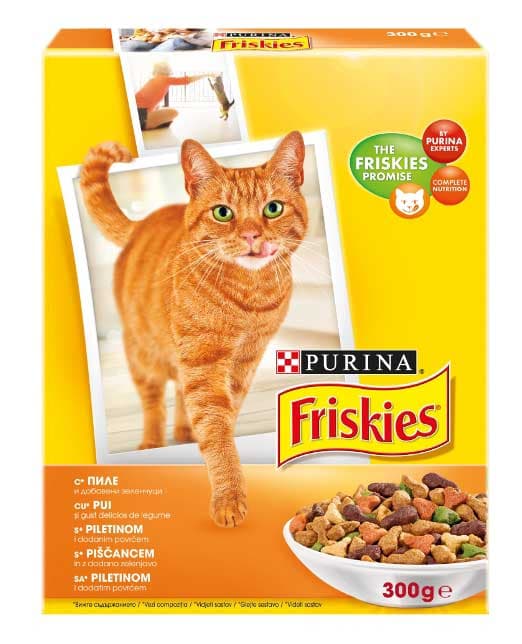 Friskies Hrana za mačke - piletina i povrće - 300g 