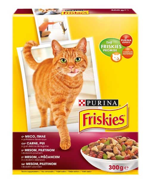 Friskies Hrana za mačke - meso, piletina i povrće - 300g 