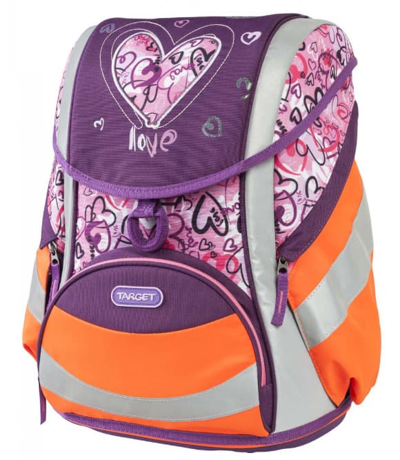 TARGET Reflax - Ranac za školu HEARTS 17958
