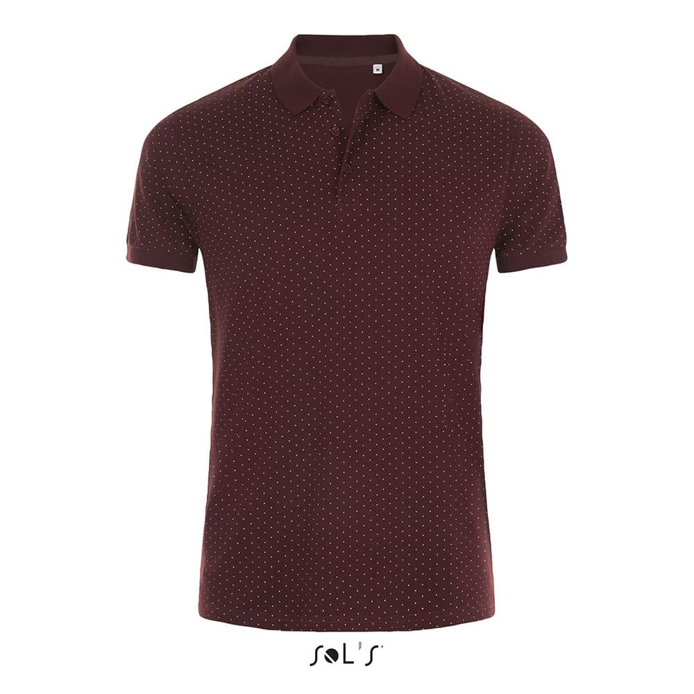 Sols Muška majca sa kragnom Brandy Bordo veličina XXL 01706