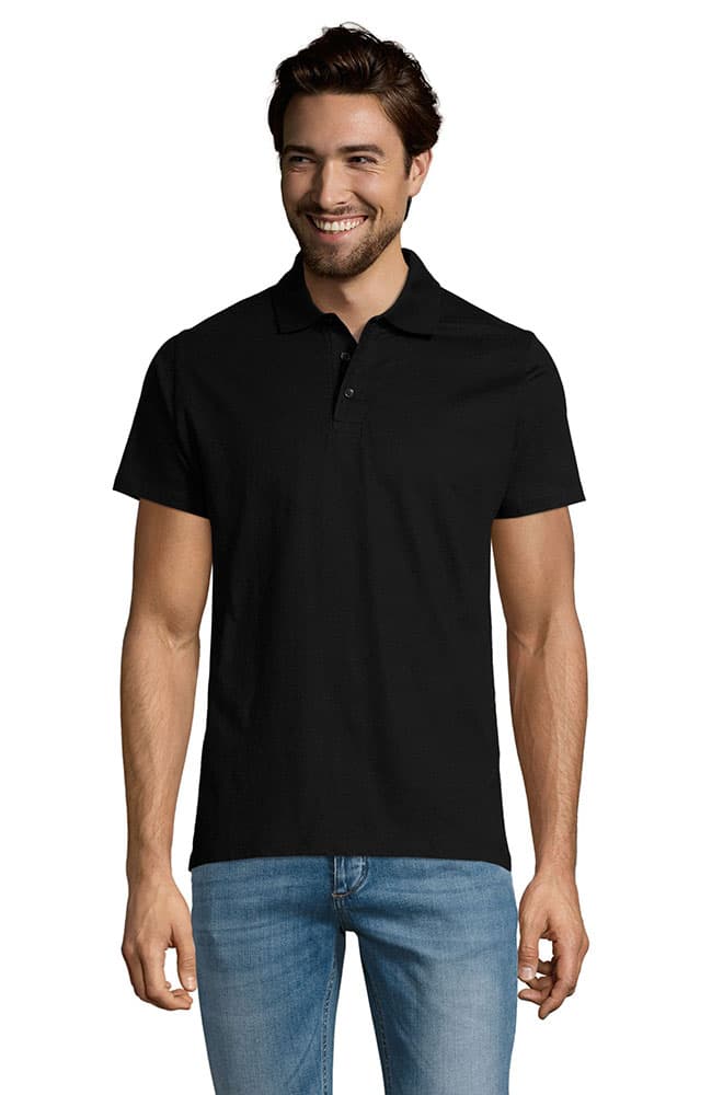 Sols Polo majica Precsott Black veličina 3XL 11377