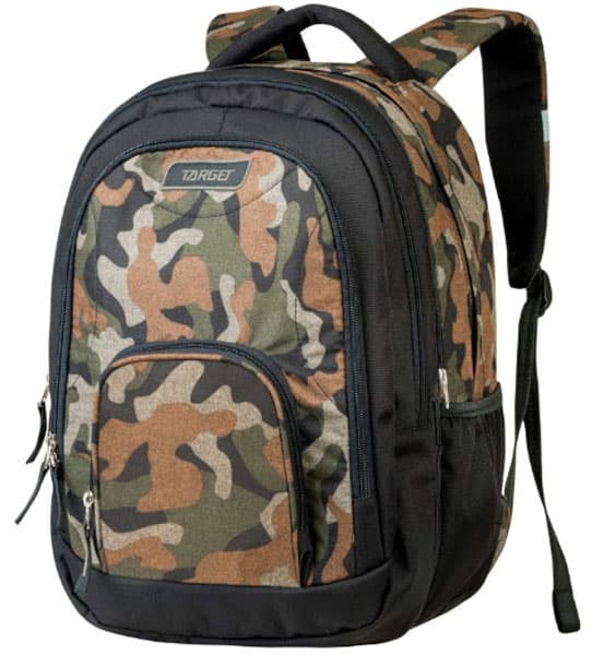 TARGET 2 u 1 - Ranac za školu JUMP Melange Army 21881