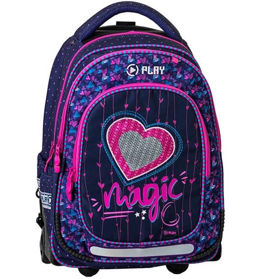 Play Školski ranac sa točkićima Trolley - Magic 161201