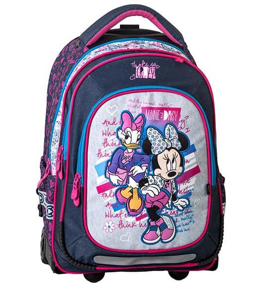 Play Školski ranac sa točkićima Trolley - Minnie Mouse, Minnie And Daisy