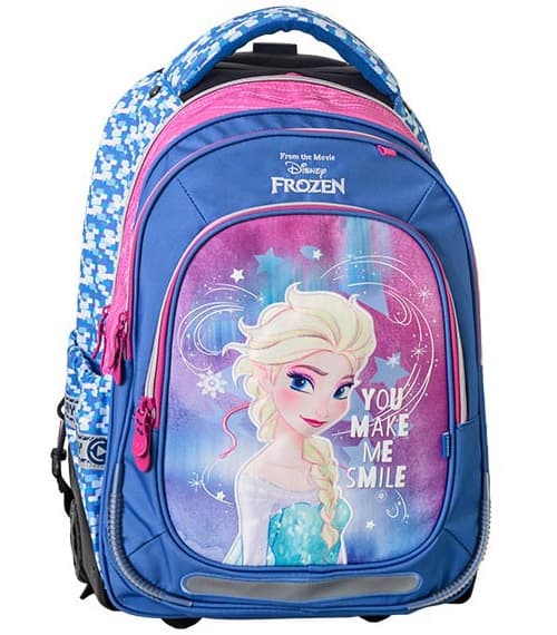 Play Školski ranac sa točkićima Trolley - Frozen, Smile