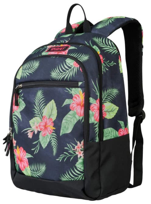 TARGET Chili - Ranac za školu FLORAL BLACK 21903