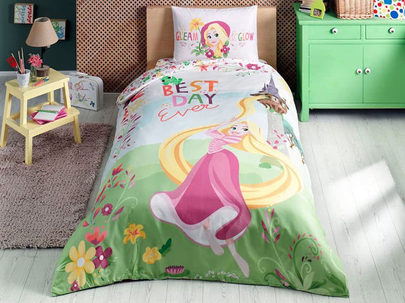 Dečja pamučna posteljina Disney Rapunzel Dream