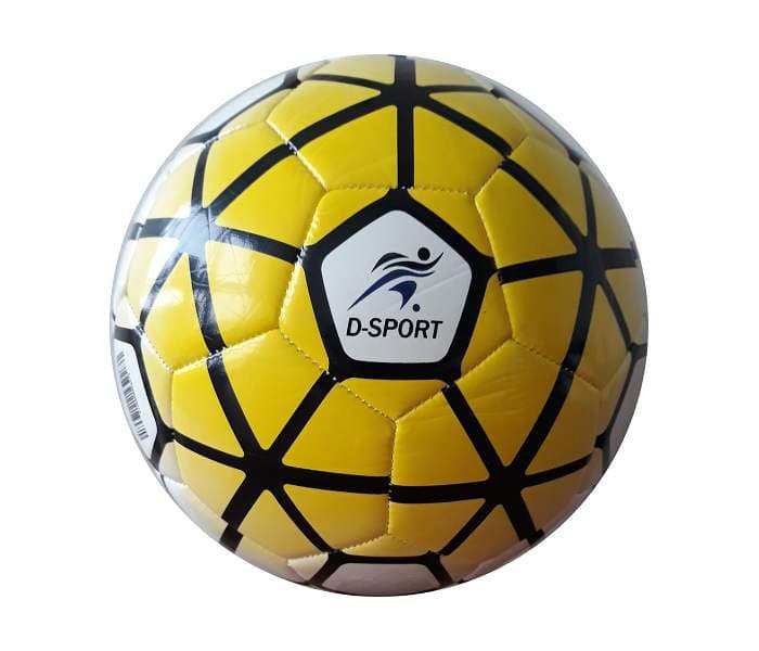 D - SPORT Lopta za fudbal vel. 5 žuto-bela