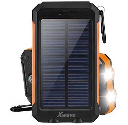 Xwave Powerbank Eksterna baterija 8000mAh Camp L 80 sa mogućnošću solarnog punjenja