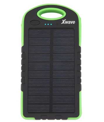 Xwave Powerbank Eksterna baterija 6000mAh Camp L 60 Green Sa mogućnošću solarnog punjenja
