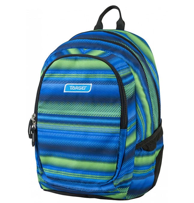 TARGET 3 ZIP - Ranac za školu LARGE ALLOVER Classic Flash Blue 21437