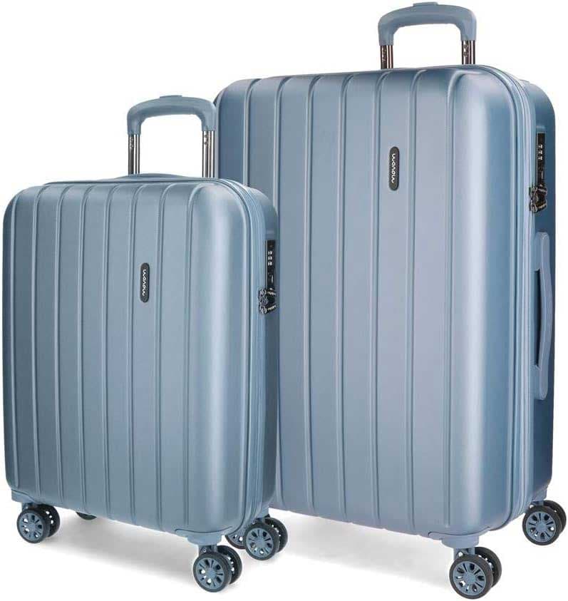 Komplet kofera 55cm-70cm Movom Wood sky blue 53189
