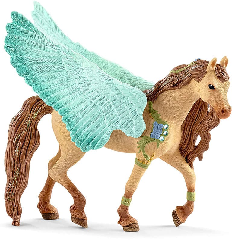 Schleich Figure Bayala - Ukrašeni pegaz 70574