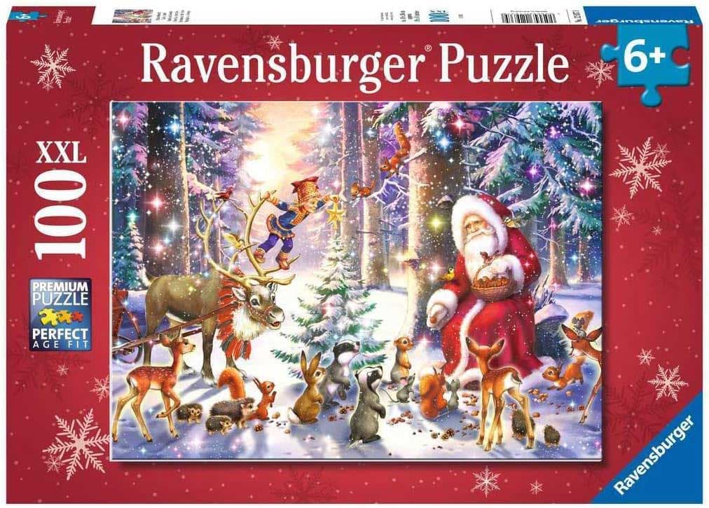 Puzzle slagalice za decu 100XXL delova Božić u šumi Ravensburger 12937