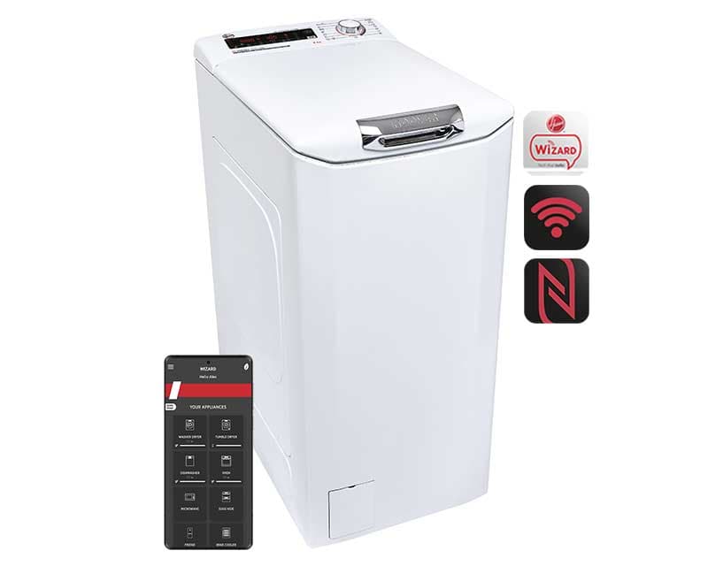 Veš mašina 8kg sa gornjim punjenjem HOOVER Eco Power H3TFSMP48TAMCE-S