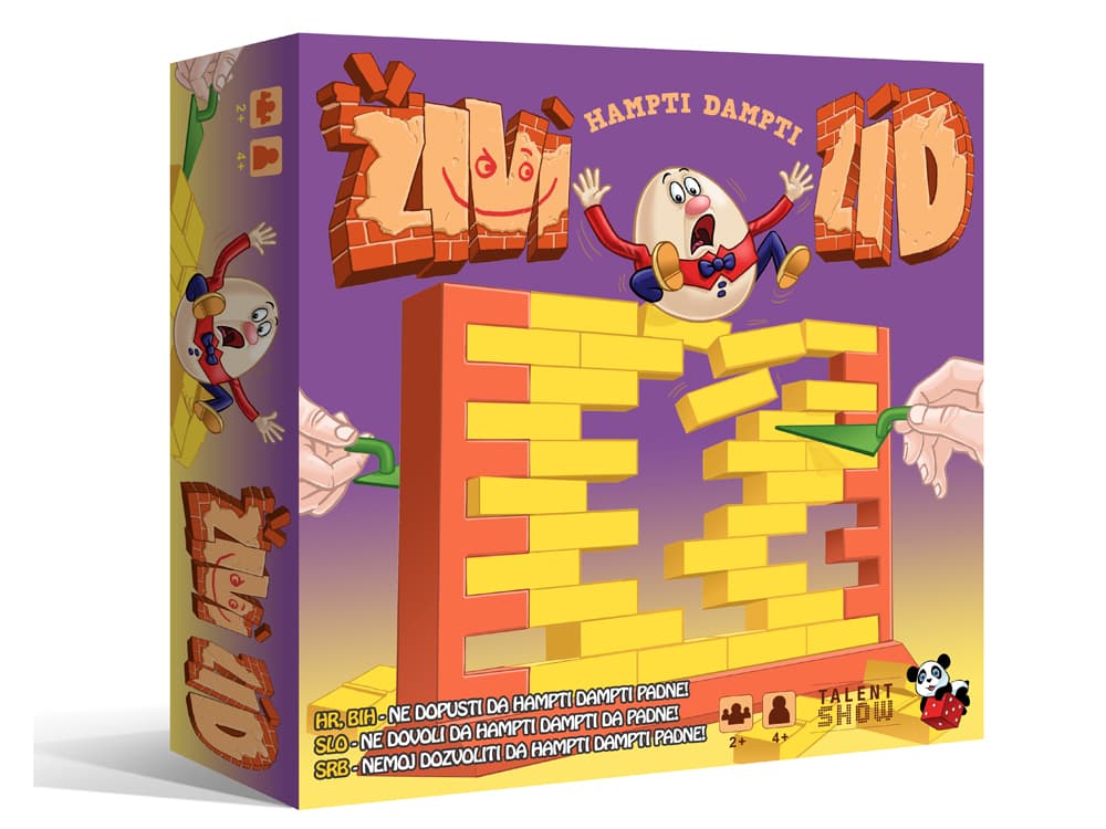 Društvena igra Živi zid Hampti Dampti