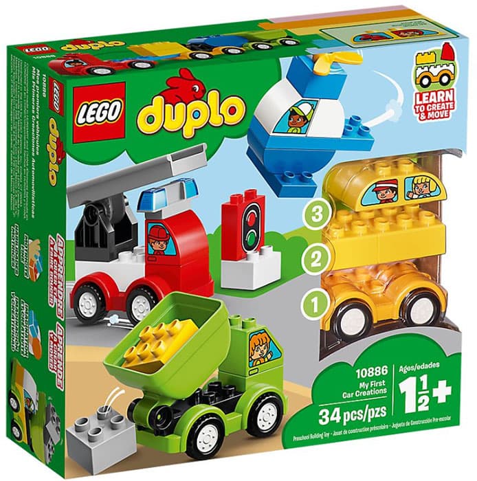 LEGO® DUPLO® Kocke - Moja prva kreativna vozila 10886
