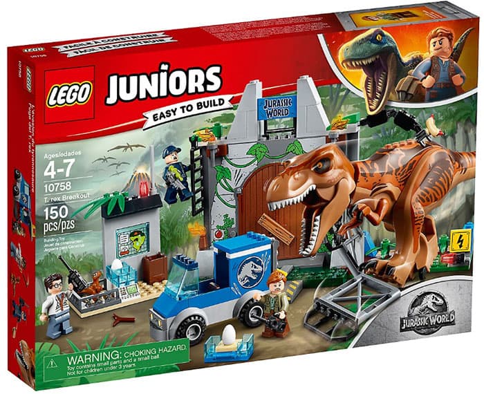 LEGO® Juniors Kocke - Jurassic World - Dinosaurusi - Slobodni T-Rex 10758