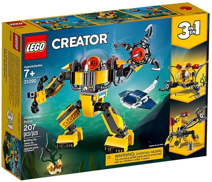 LEGO® Creator Kocke 3u1 - Podvodni robot 31090