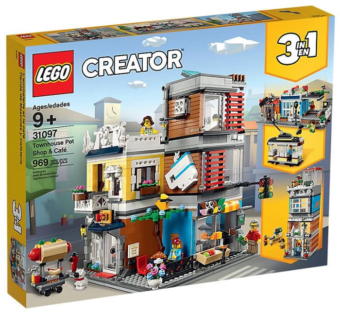LEGO® Creator Kocke 3u1 - Zgrada Pet shop Kafe 31097