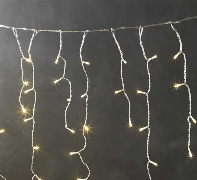 Novogodišnje lampice sa 240 LED dioda za spoljnu i unutrašnju upotrebu Ledenice