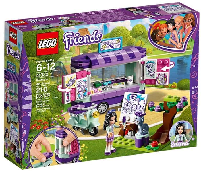 LEGO® FRIENDS Kocke - Emin umetnički štand 41332