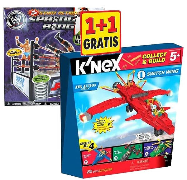 Knex Switch Wing Avion + Ring Za Kečere KN12180