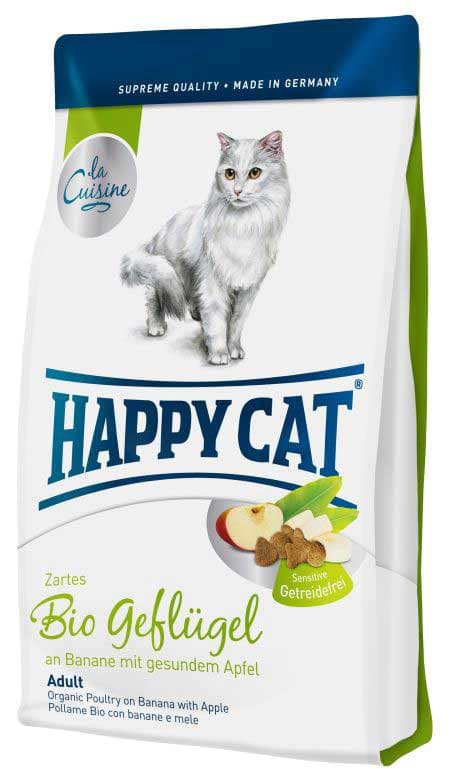 Hrana za mačke Happy Cat - La Cuisine - Organska piletina banana jabuka 1,4kg