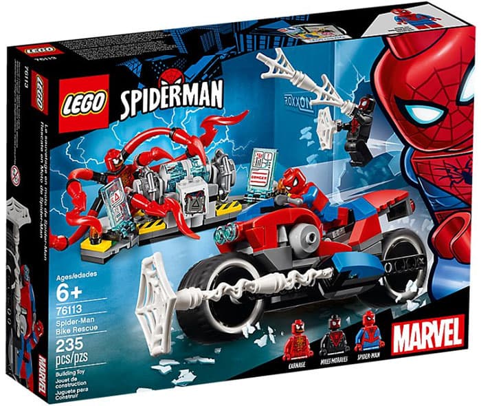 LEGO® Kocke Super Heroji - Spajdermen - Pomoć na motoru 76113
