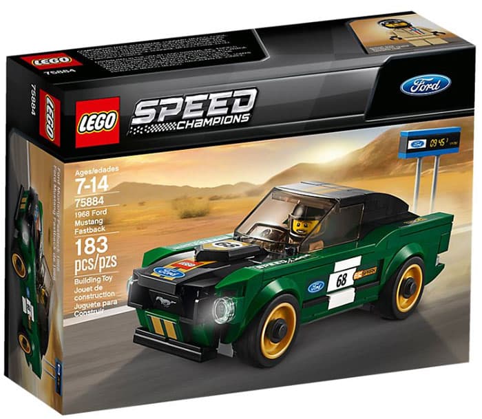 LEGO® Kocke Speed Champions - 1968 Ford Mustang Fastback 75884