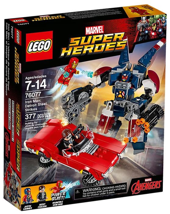 LEGO® Kocke Super Heroji - Avengers - Iron Man protiv Detroit Steela 76077
